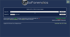 Desktop Screenshot of fotoforensics.com